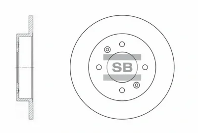 SD1017 HIQ Тормозной диск