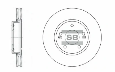 Тормозной диск HIQ SD1036
