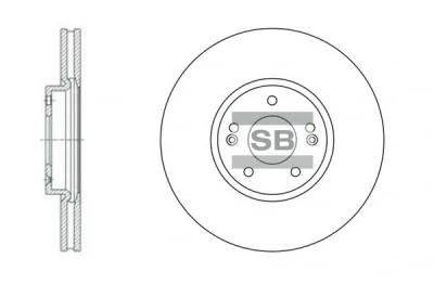 SD1053 HIQ Тормозной диск