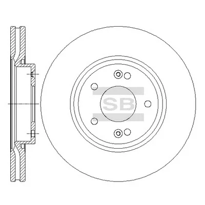 SD1086 HIQ Тормозной диск