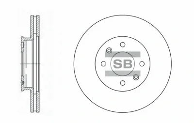 SD2028 HIQ Тормозной диск