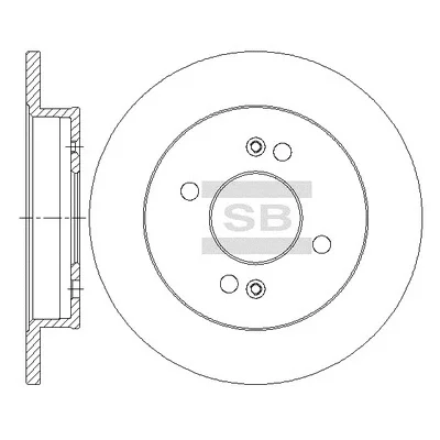 SD2045 HIQ Тормозной диск