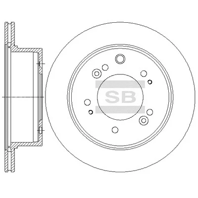 Тормозной диск HIQ SD2056