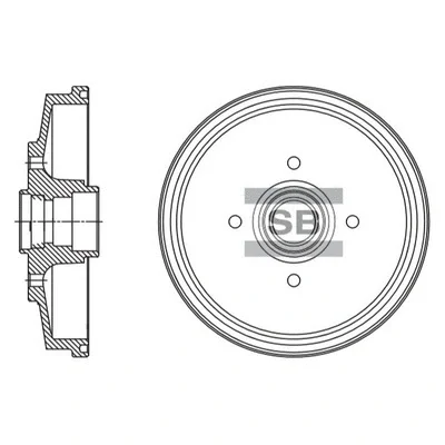 SD2061 HIQ Тормозной диск