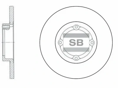 SD3010 HIQ Тормозной диск