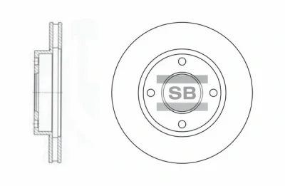 Тормозной диск HIQ SD3027