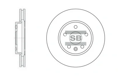 Тормозной диск HIQ SD3031