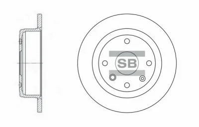 SD3033 HIQ Тормозной диск