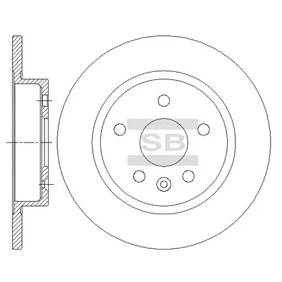 Тормозной диск HIQ SD3044