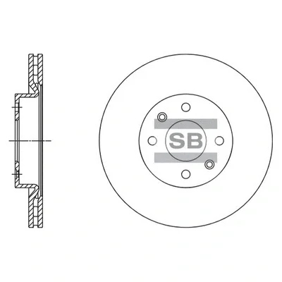 SD3061 HIQ Тормозной диск