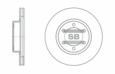 Тормозной диск HIQ SD4004