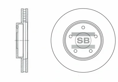 SD4202 HIQ Тормозной диск