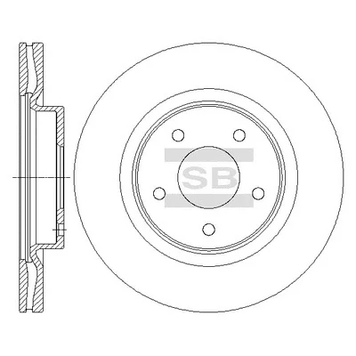 Тормозной диск HIQ SD4223