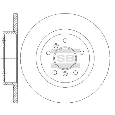 Тормозной диск HIQ SD4252