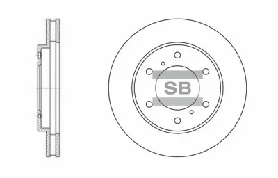 SD4311 HIQ Тормозной диск
