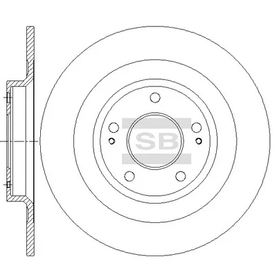 Тормозной диск HIQ SD4344