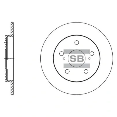 SD4616 HIQ Тормозной диск