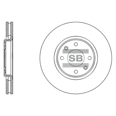Тормозной диск HIQ SD5003