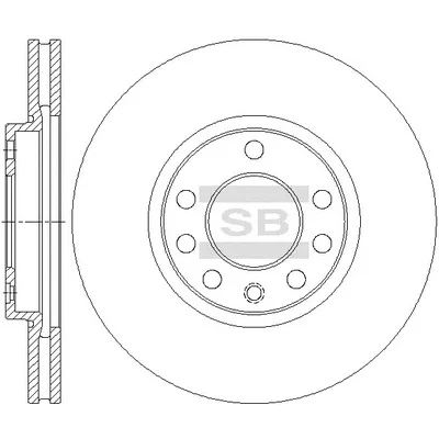 Тормозной диск HIQ SD5110