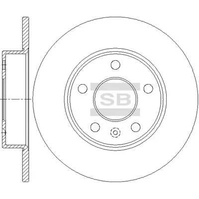Тормозной диск HIQ SD5113