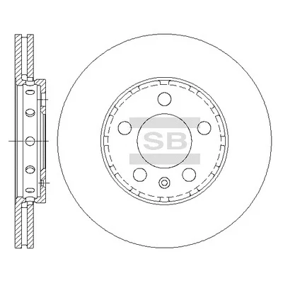 SD5401 HIQ Тормозной диск