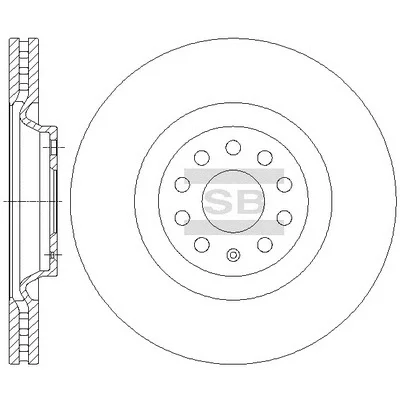 Тормозной диск HIQ SD5701