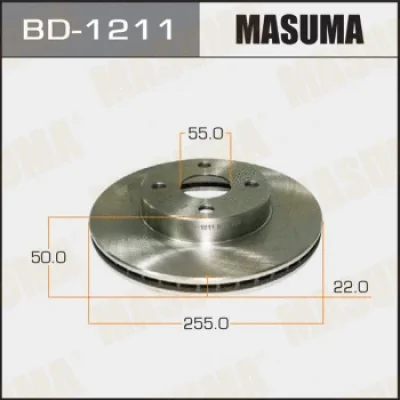 Тормозной диск MASUMA BD-1211