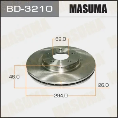 Тормозной диск MASUMA BD-3210