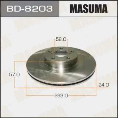 Тормозной диск MASUMA BD-8203