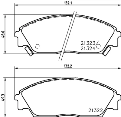 8DB 355 005-661 BEHR/HELLA/PAGID Комплект тормозных колодок, дисковый тормоз