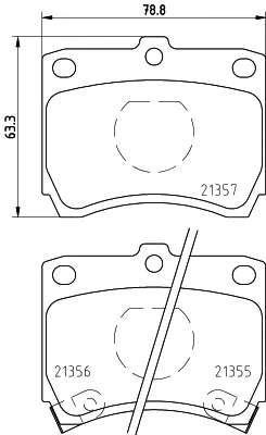 8DB 355 005-741 BEHR/HELLA/PAGID Комплект тормозных колодок, дисковый тормоз