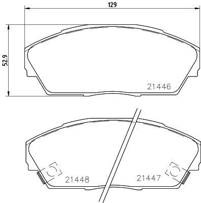 8DB 355 006-301 BEHR/HELLA/PAGID Комплект тормозных колодок, дисковый тормоз