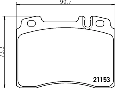 8DB 355 007-471 BEHR/HELLA/PAGID Комплект тормозных колодок, дисковый тормоз