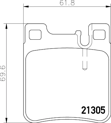 8DB 355 007-581 BEHR/HELLA/PAGID Комплект тормозных колодок, дисковый тормоз