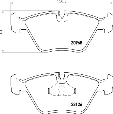 8DB 355 008-971 BEHR/HELLA/PAGID Комплект тормозных колодок, дисковый тормоз