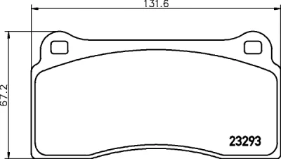 8DB 355 008-981 BEHR/HELLA/PAGID Комплект тормозных колодок, дисковый тормоз