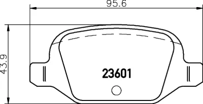 Комплект тормозных колодок, дисковый тормоз BEHR/HELLA/PAGID 8DB 355 009-551