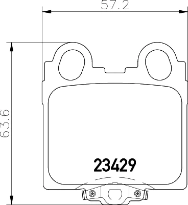 8DB 355 011-591 BEHR/HELLA/PAGID Комплект тормозных колодок, дисковый тормоз