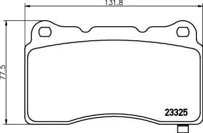 8DB 355 014-451 BEHR/HELLA/PAGID Комплект тормозных колодок, дисковый тормоз