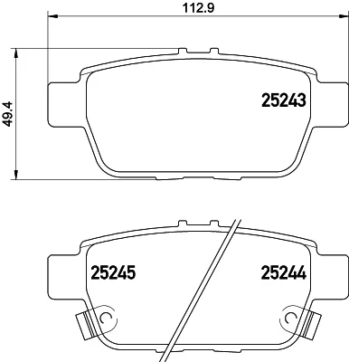 8DB 355 016-091 BEHR/HELLA/PAGID Комплект тормозных колодок, дисковый тормоз