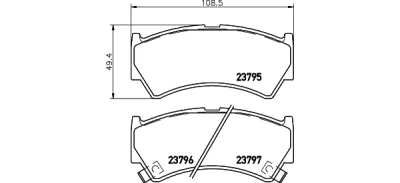 8DB 355 017-031 BEHR/HELLA/PAGID Комплект тормозных колодок, дисковый тормоз