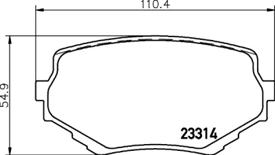 8DB 355 017-181 BEHR/HELLA/PAGID Комплект тормозных колодок, дисковый тормоз