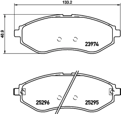 8DB 355 017-351 BEHR/HELLA/PAGID Комплект тормозных колодок, дисковый тормоз