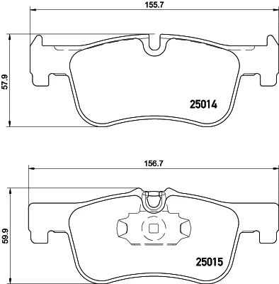 8DB 355 020-201 BEHR/HELLA/PAGID Комплект тормозных колодок, дисковый тормоз