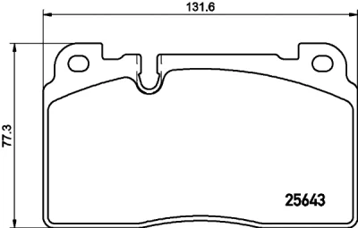 8DB 355 020-241 BEHR/HELLA/PAGID Комплект тормозных колодок, дисковый тормоз