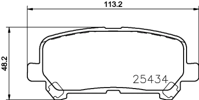 Комплект тормозных колодок, дисковый тормоз BEHR/HELLA/PAGID 8DB 355 020-601