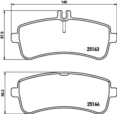 8DB 355 021-521 BEHR/HELLA/PAGID Комплект тормозных колодок, дисковый тормоз