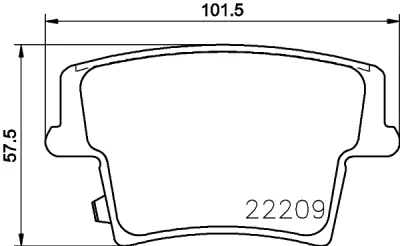 8DB 355 023-101 BEHR/HELLA/PAGID Комплект тормозных колодок, дисковый тормоз