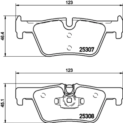 8DB 355 026-521 BEHR/HELLA/PAGID Комплект тормозных колодок, дисковый тормоз