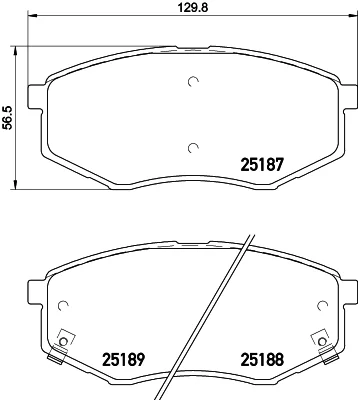 Комплект тормозных колодок, дисковый тормоз BEHR/HELLA/PAGID 8DB 355 029-101